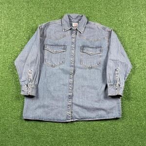 Vintage Levi's pearl snap denim jacket